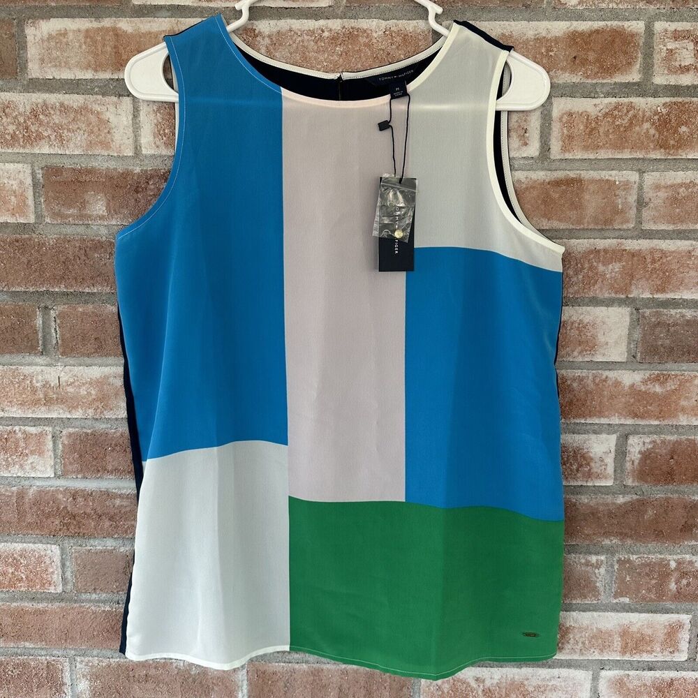 NWT Tommy Hilfiger Geometric Tank Top Medium